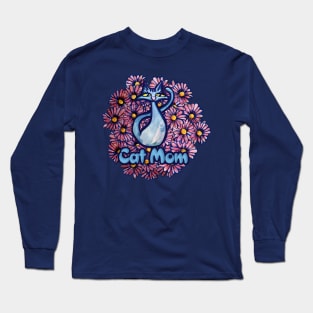 Cat Mom Long Sleeve T-Shirt